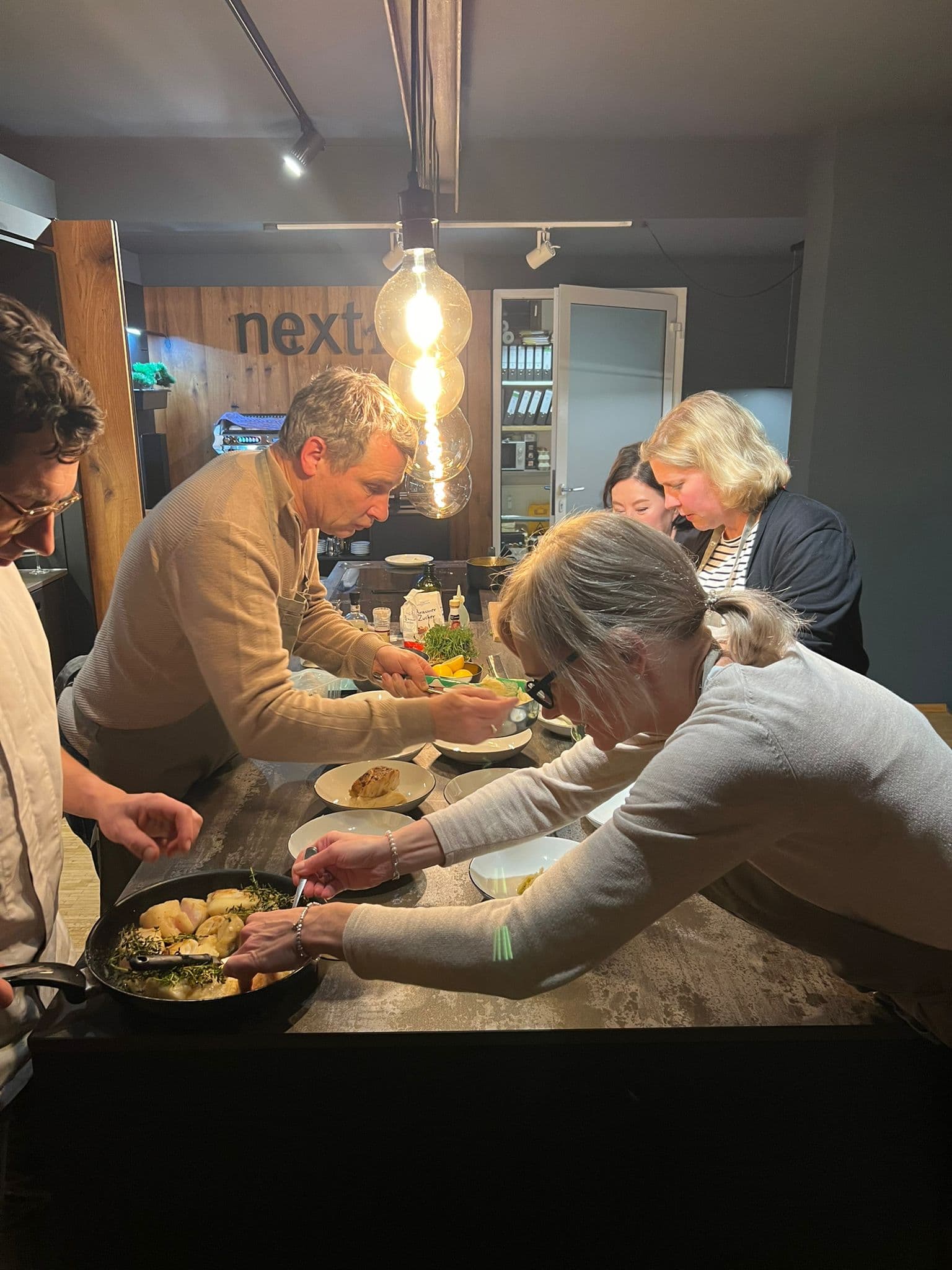 A client team building session